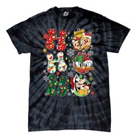 Ho Ho Ho Friends Christmas Lilo Goofy Pluto Donald Daisy Tie-Dye T-Shirt