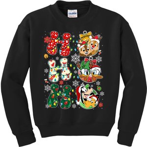 Ho Ho Ho Friends Christmas Lilo Goofy Pluto Donald Daisy Kids Sweatshirt