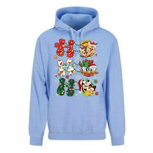 Ho Ho Ho Friends Christmas Lilo Goofy Pluto Donald Daisy Unisex Surf Hoodie