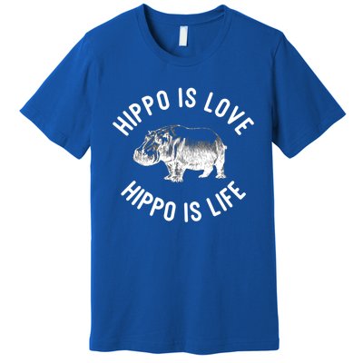 Hippos Hippopotamus Hippos Pygmy Hippopotamus Hippopotamus Gift Premium T-Shirt