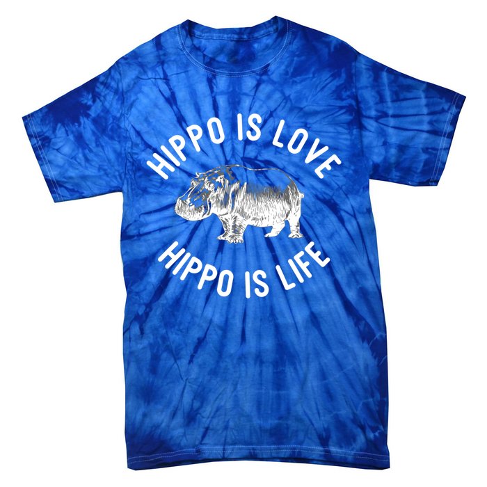 Hippos Hippopotamus Hippos Pygmy Hippopotamus Hippopotamus Gift Tie-Dye T-Shirt