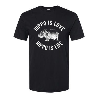 Hippos Hippopotamus Hippos Pygmy Hippopotamus Hippopotamus Gift Softstyle CVC T-Shirt