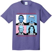 Hope Hate Heal Grow Political Leaders Art T-Shirt