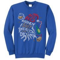 Ho Ho Holy Shit I Need A Beer Ugly Christmas Sweater Funny Gift Sweatshirt