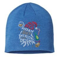 Ho Ho Holy Shit I Need A Beer Ugly Christmas Sweater Funny Gift Sustainable Beanie