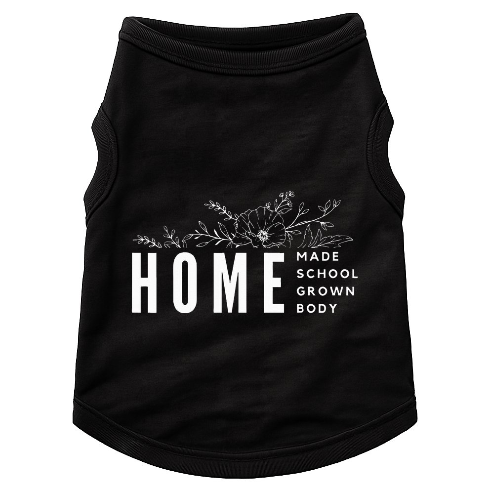 Homebody Homeschool Homemade Homegrown Gift Mom Crunchy Doggie Tank