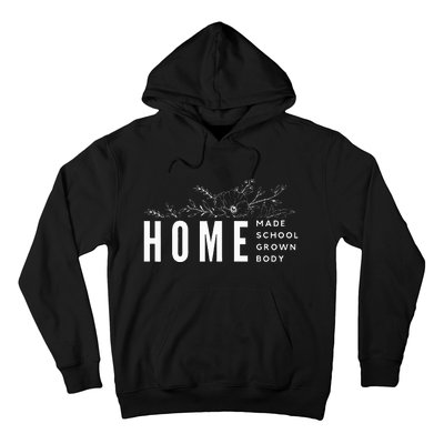 Homebody Homeschool Homemade Homegrown Gift Mom Crunchy Hoodie