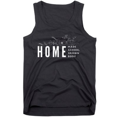 Homebody Homeschool Homemade Homegrown Gift Mom Crunchy Tank Top