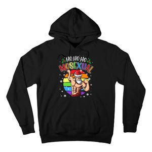 Ho Ho Ho Mosexual Gay Santa Costume Rainbow Lgbt Pun Xmas Tall Hoodie