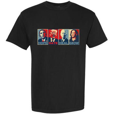 Hope Hate Heal Grow Comfort Colors T-Shirt