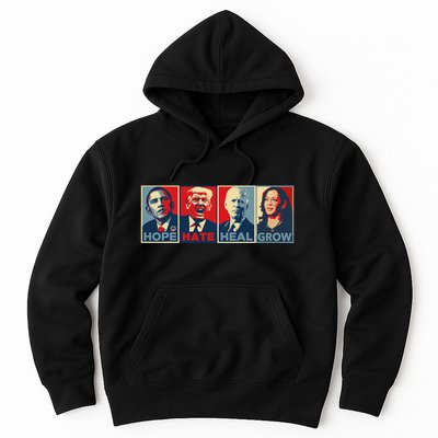 Hope Hate Heal Grow Hoodie