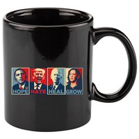 Hope Hate Heal Grow 11oz C Handle Ceramic Mug