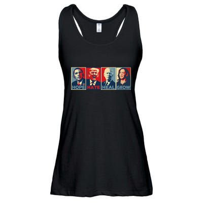 Hope Hate Heal Grow Ladies Essential Flowy Tank