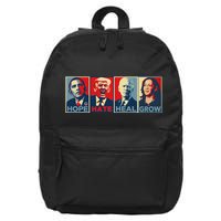 Hope Hate Heal Grow 16 in Basic Backpack