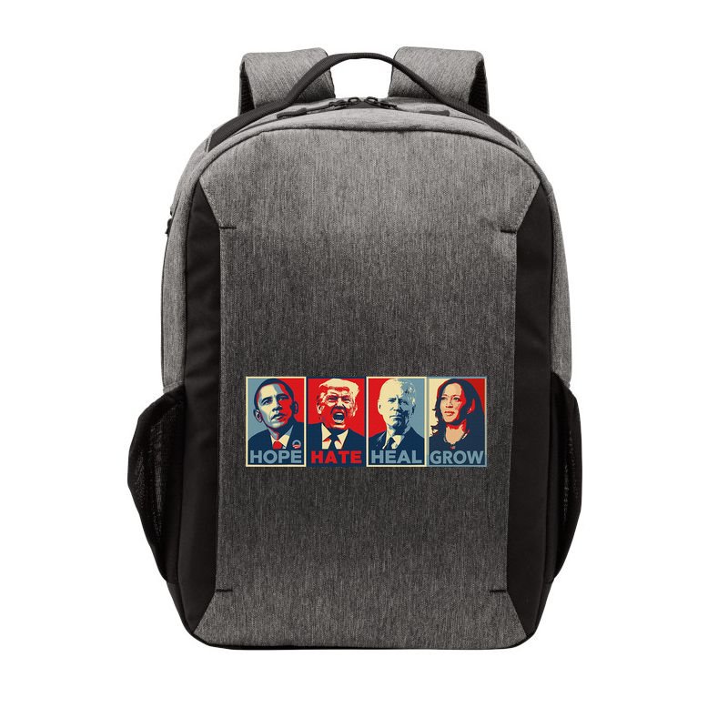 Hope Hate Heal Grow Vector Backpack