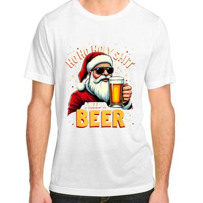 Ho Ho Holy Shit I Need A Beer Funny Santa Christmas Drinking Adult ChromaSoft Performance T-Shirt