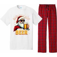 Ho Ho Holy Shit I Need A Beer Funny Santa Christmas Drinking Pajama Set