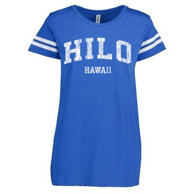 Hilo Hawaii Hi Vintage Established Varsity Sports Design Enza Ladies Jersey Football T-Shirt