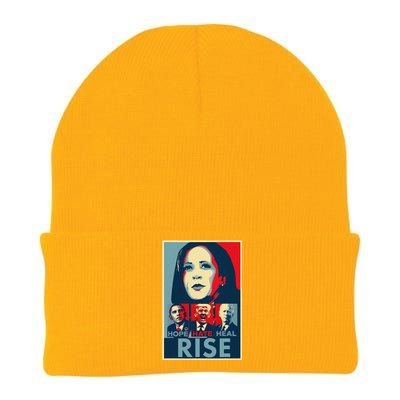 Hope Hate Heal Rise Kamala 2024 For President Campaign Knit Cap Winter Beanie