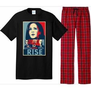 Hope Hate Heal Rise Kamala 2024 For President Campaign Pajama Set