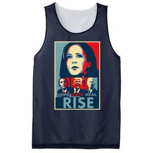 Hope Hate Heal Rise Kamala 2024 For President Campaign Mesh Reversible Basketball Jersey Tank