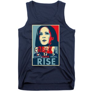 Hope Hate Heal Rise Kamala 2024 For President Campaign Tank Top