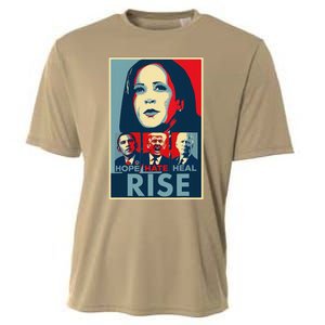 Hope Hate Heal Rise Kamala 2024 For President Campaign Cooling Performance Crew T-Shirt