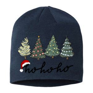 Ho Ho Ho Green Tree Christmas Tis The Season Sustainable Beanie