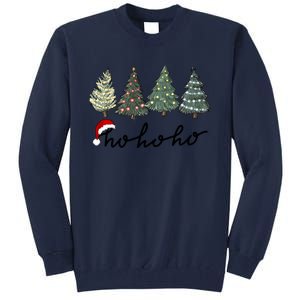 Ho Ho Ho Green Tree Christmas Tis The Season Tall Sweatshirt