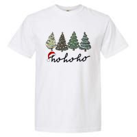 Ho Ho Ho Green Tree Christmas Tis The Season Garment-Dyed Heavyweight T-Shirt