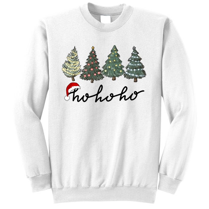 Ho Ho Ho Green Tree Christmas Tis The Season Sweatshirt