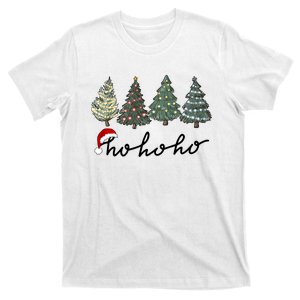 Ho Ho Ho Green Tree Christmas Tis The Season T-Shirt