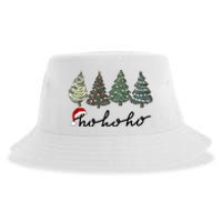 Ho Ho Ho Green Tree Christmas Tis The Season Sustainable Bucket Hat