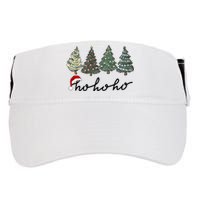 Ho Ho Ho Green Tree Christmas Tis The Season Adult Drive Performance Visor