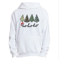 Ho Ho Ho Green Tree Christmas Tis The Season Urban Pullover Hoodie