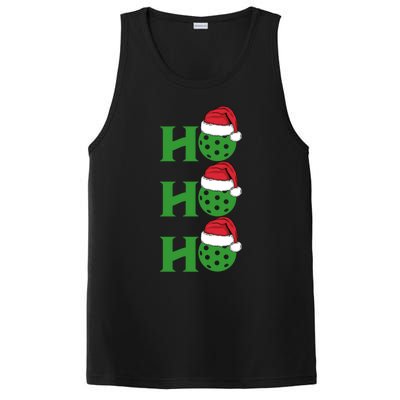 Ho Ho Ho Funny Christmas Pickleball Santa Claus Hat Meme Gift PosiCharge Competitor Tank