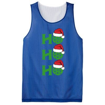 Ho Ho Ho Funny Christmas Pickleball Santa Claus Hat Meme Gift Mesh Reversible Basketball Jersey Tank