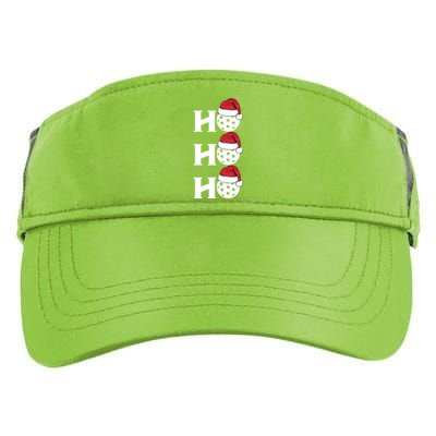 Ho Ho Ho Funny Christmas Pickleball Santa Claus Hat Meme Meaningful Gift Adult Drive Performance Visor