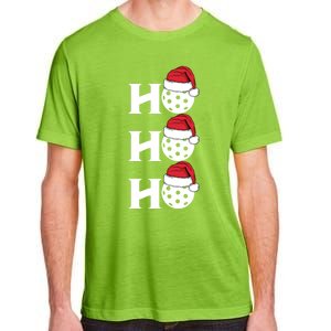 Ho Ho Ho Funny Christmas Pickleball Santa Claus Hat Meme Meaningful Gift Adult ChromaSoft Performance T-Shirt