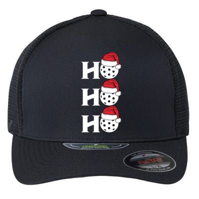 Ho Ho Ho Funny Christmas Pickleball Santa Claus Hat Meme Meaningful Gift Flexfit Unipanel Trucker Cap