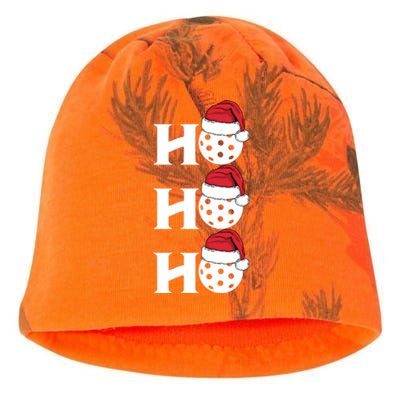 Ho Ho Ho Funny Christmas Pickleball Santa Claus Hat Meme Meaningful Gift Kati - Camo Knit Beanie