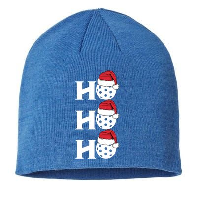 Ho Ho Ho Funny Christmas Pickleball Santa Claus Hat Meme Meaningful Gift Sustainable Beanie