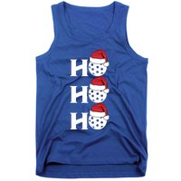 Ho Ho Ho Funny Christmas Pickleball Santa Claus Hat Meme Meaningful Gift Tank Top