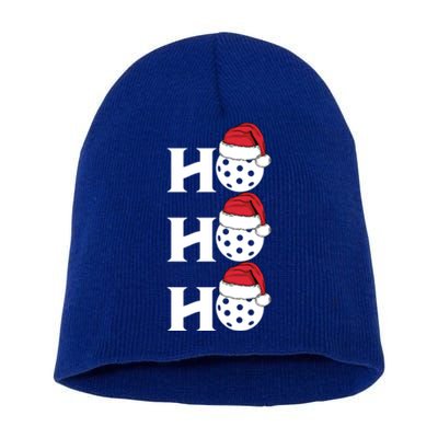 Ho Ho Ho Funny Christmas Pickleball Santa Claus Hat Meme Meaningful Gift Short Acrylic Beanie