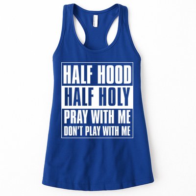 Half Hood Half Holy Classic Advisory Style Design Cute Gift Womens Tank Top