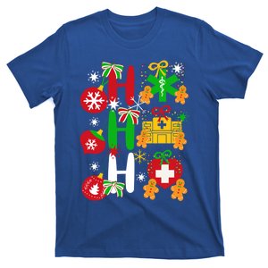 Ho Ho Ho Cardiologist Christmas Festive Heart Doctor Pajama Swea T-Shirt