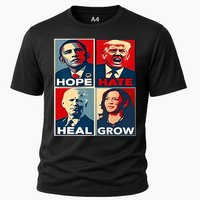 Hope Hate Heal Grow 2024 Vintage Cooling Performance Crew T-Shirt