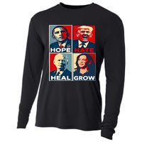 Hope Hate Heal Grow 2024 Vintage Cooling Performance Long Sleeve Crew