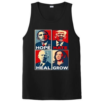 Hope Hate Heal Grow 2024 Vintage PosiCharge Competitor Tank