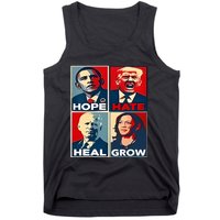 Hope Hate Heal Grow 2024 Vintage Tank Top